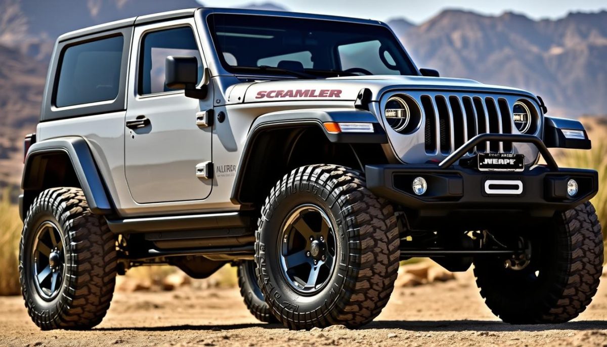 Jeep Scrambler design features